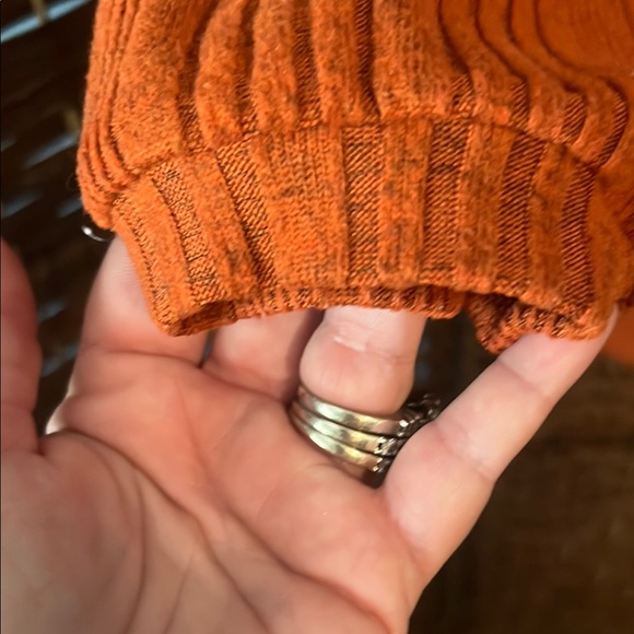 SHEIN Orange Open Front Cardigan - Picture 2 of 5
